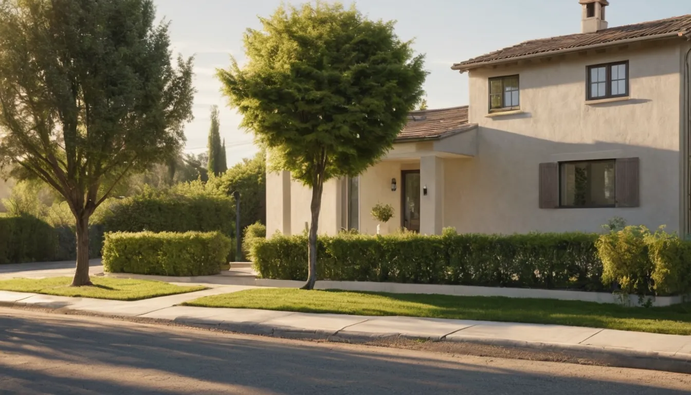 Homeowner reviewing tree photos on a phone in the San Diego area